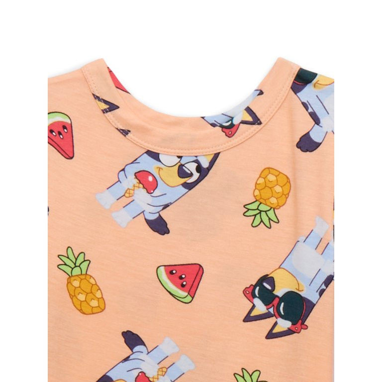 Character Toddler Tee and Shorts Viscose Pajama Set, 2-Piece, Sizes 12M-5T | Walmart (US)