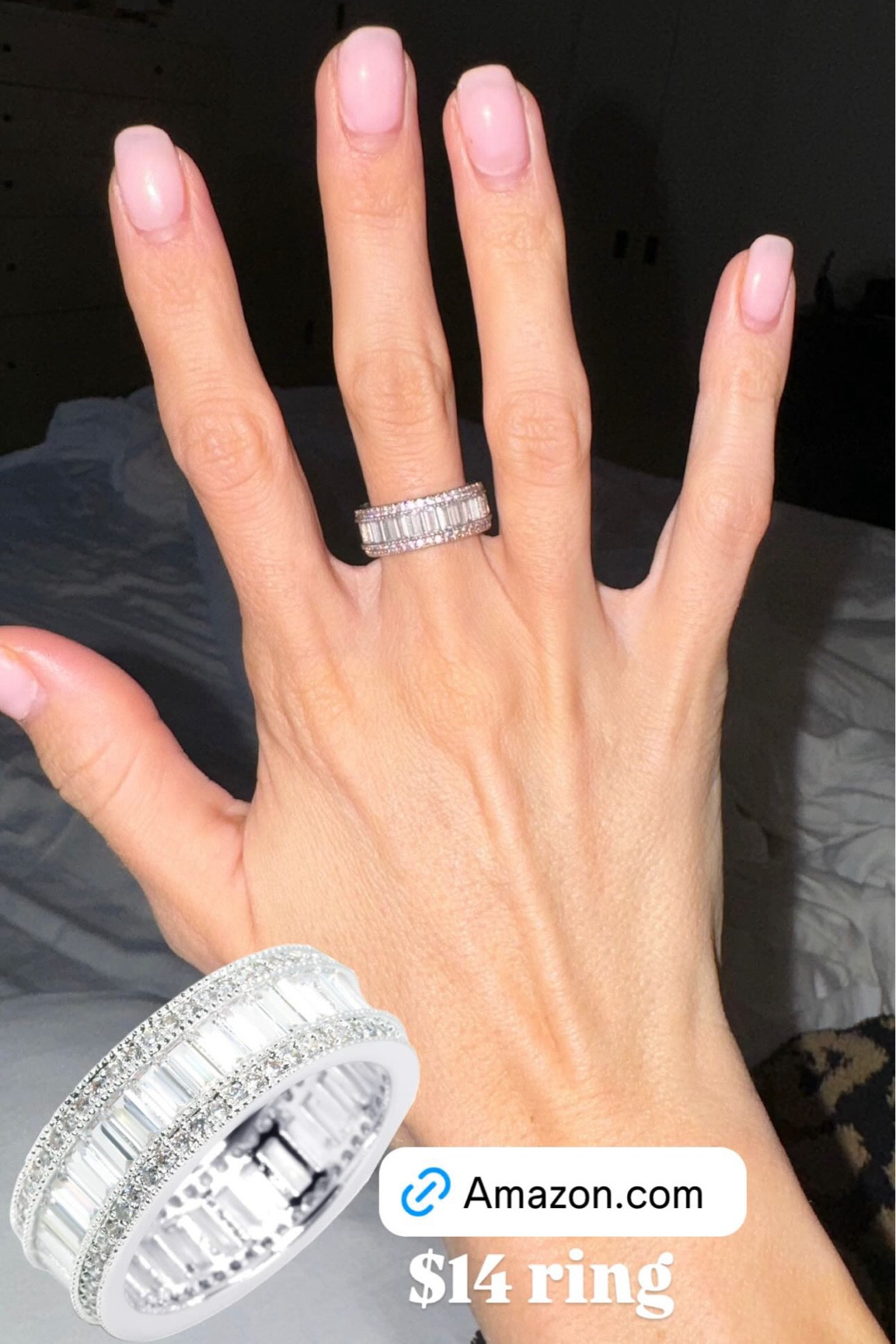 $14 Amazon eternity ring ✨

#LTKSeasonal #LTKFindsUnder100 #LTKFindsUnder50