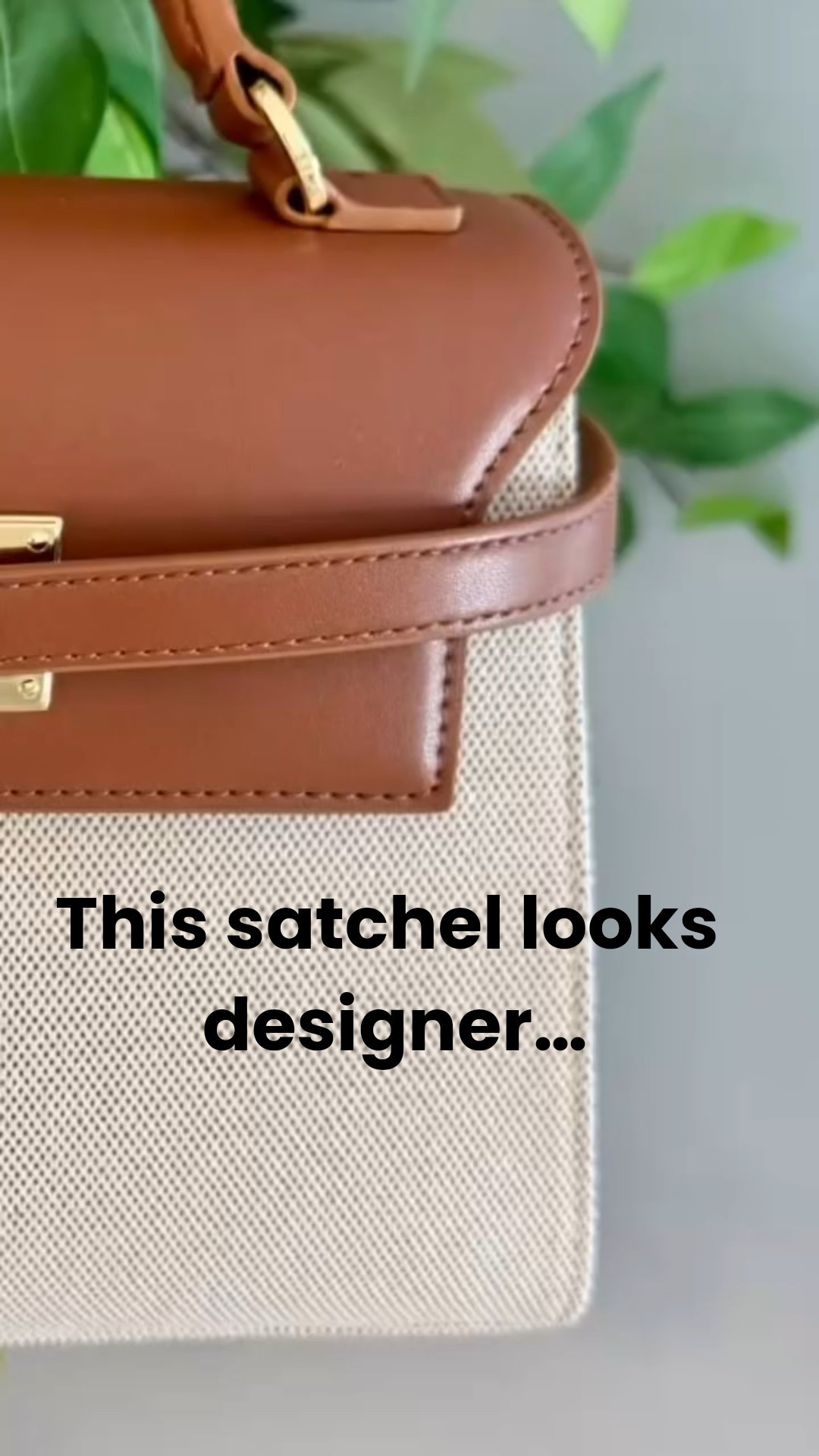 The kind of bag that makes every outfit look intentional.

This canvas satchel with rich brown leather trim and a structured top handle is equal parts timeless and on-trend. Think of it as the perfect mix of classic heritage style and effortless functionality — designer-inspired but incredibly affordable.

✨ It’s versatile. It’s elevated. And it looks like it walked off a luxury boutique shelf.
This is Bag 18 in my Luxury Look for Less Handbag Series, created for women who want everyday elegance without the designer price.

📍 If you’re just joining this series, you’ve missed 17 stunning, affordable finds!
 Head to my profile to binge the series and shop them all in one place.
🛍️ Tap the link in bio or visit my ShopMy storefront to shop this exact bag + more of my curated, classic favorites.

💬 What’s your dream everyday bag? Satchel, tote, or crossbody? Tell me below! 📎 SAVE this post to revisit your favorite finds. 👯‍♀️ TAG a friend who loves polished, practical style. 📲 SHARE this reel to stories to spread the style love!

affordable canvas leather satchel, designer look for less handbags, everyday bags for women over 40, classic top handle bags, timeless canvas handbags

#LuxuryLookForLess #AffordableHandbags #ClassicStyleOver40 #TimelessEverydayStyle #shopmystylefinds

#LTKItBag #LTKOver40 #LTKFindsUnder100