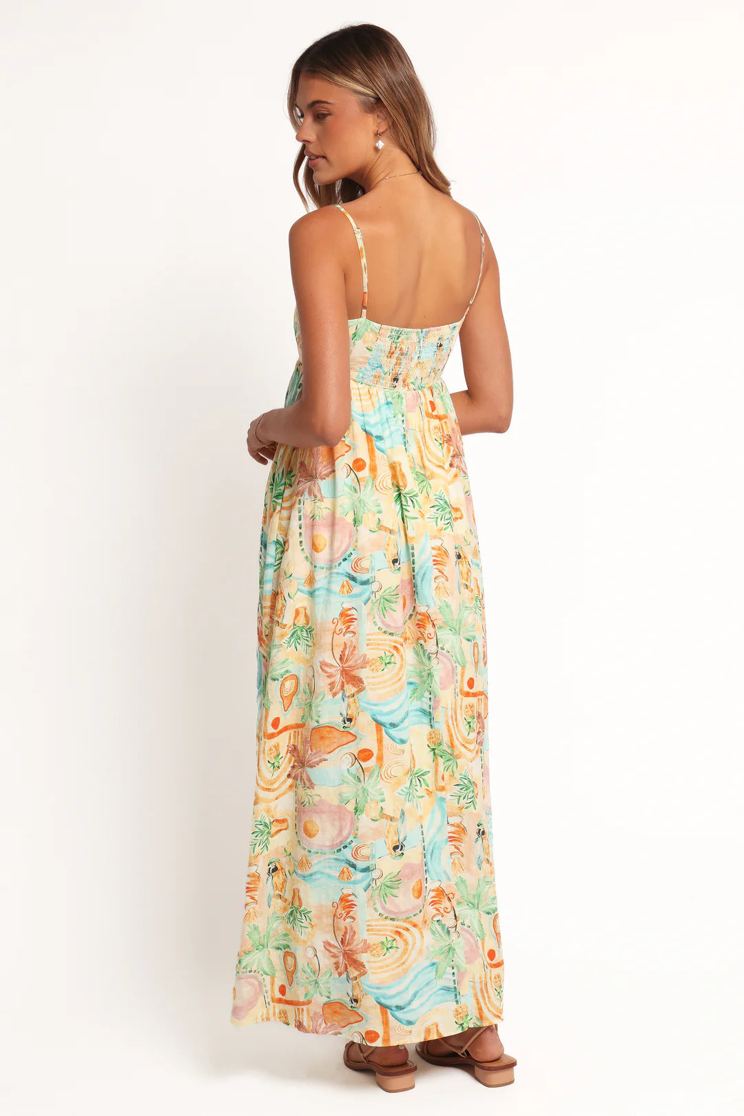 Odessa Maxi Dress - Golden Palm | Petal & Pup (US)