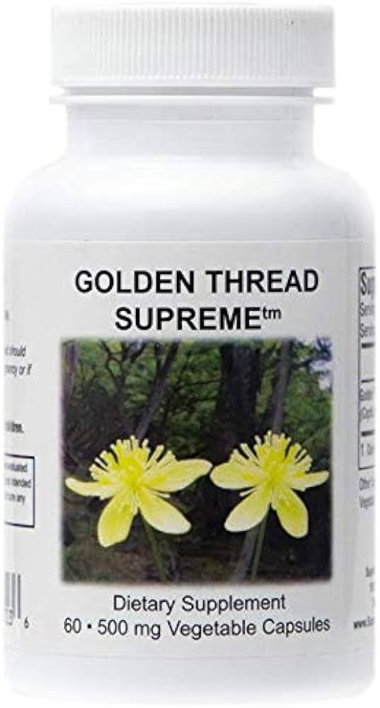 Supreme Nutrition Golden Thread Supreme, 60 Pure Coptis Chinensis Vegetarian Capsules | Amazon (US)