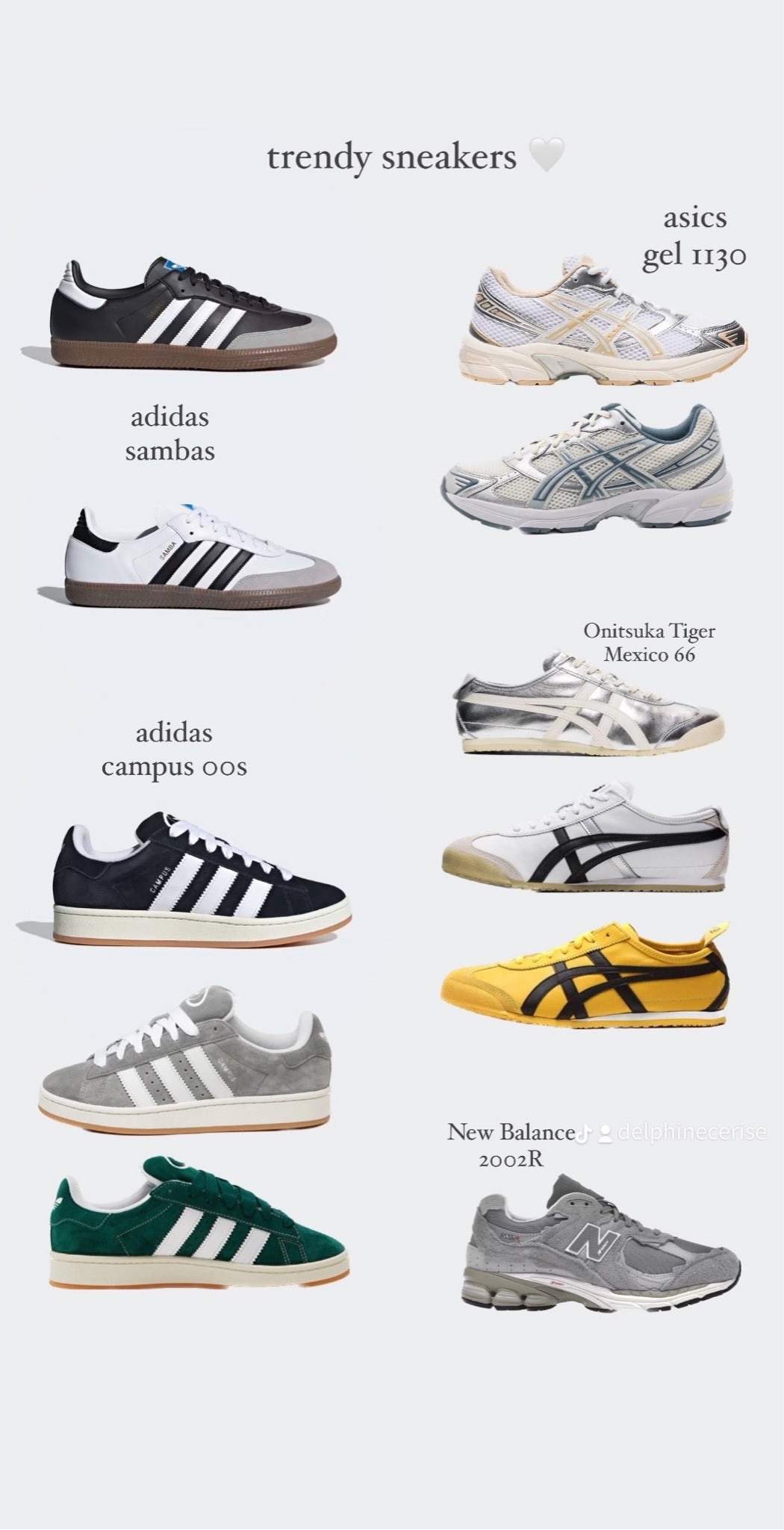 my favorite trendy sneakers of the season 

#LTKSeasonal