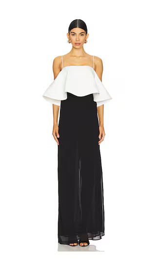 Lovers and Friends x Emma Rose Isabela Gown in Black, White. - size XS | Revolve Clothing (Global)