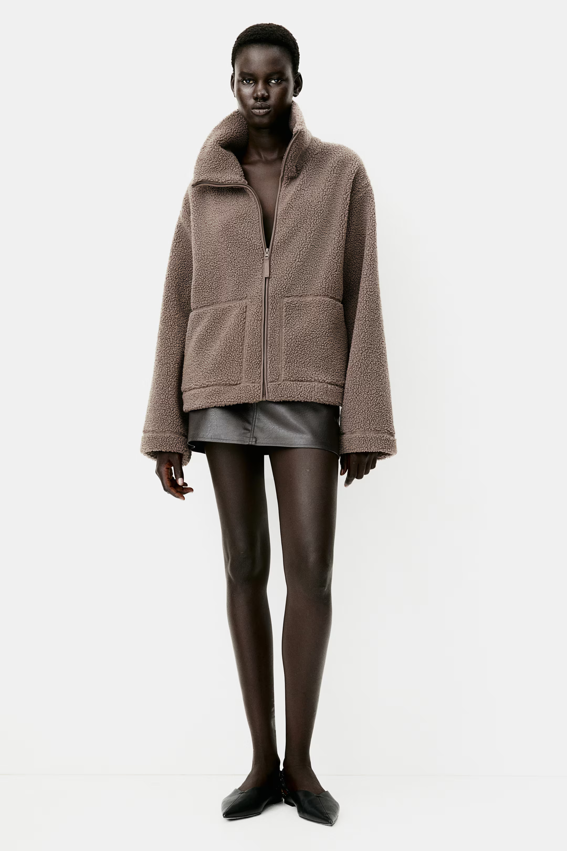 Teddy Bear Jacket - Light beige - Ladies | H&M US | H&M (US + CA)