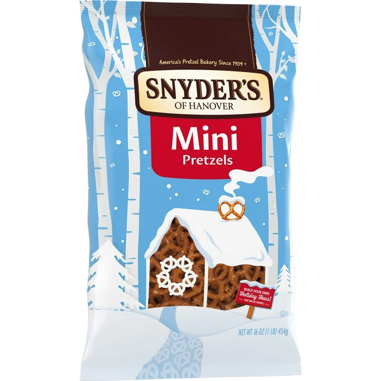 Snyder's of Hanover Pretzels, Mini Pretzels, Family Size 16 oz | Walmart (US)