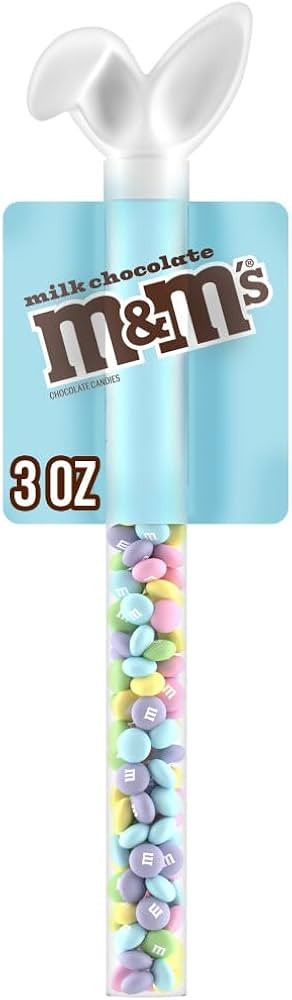 M&M'S Milk Chocolate Easter Candy Bunny Cane, 3-Ounce | Amazon (US)