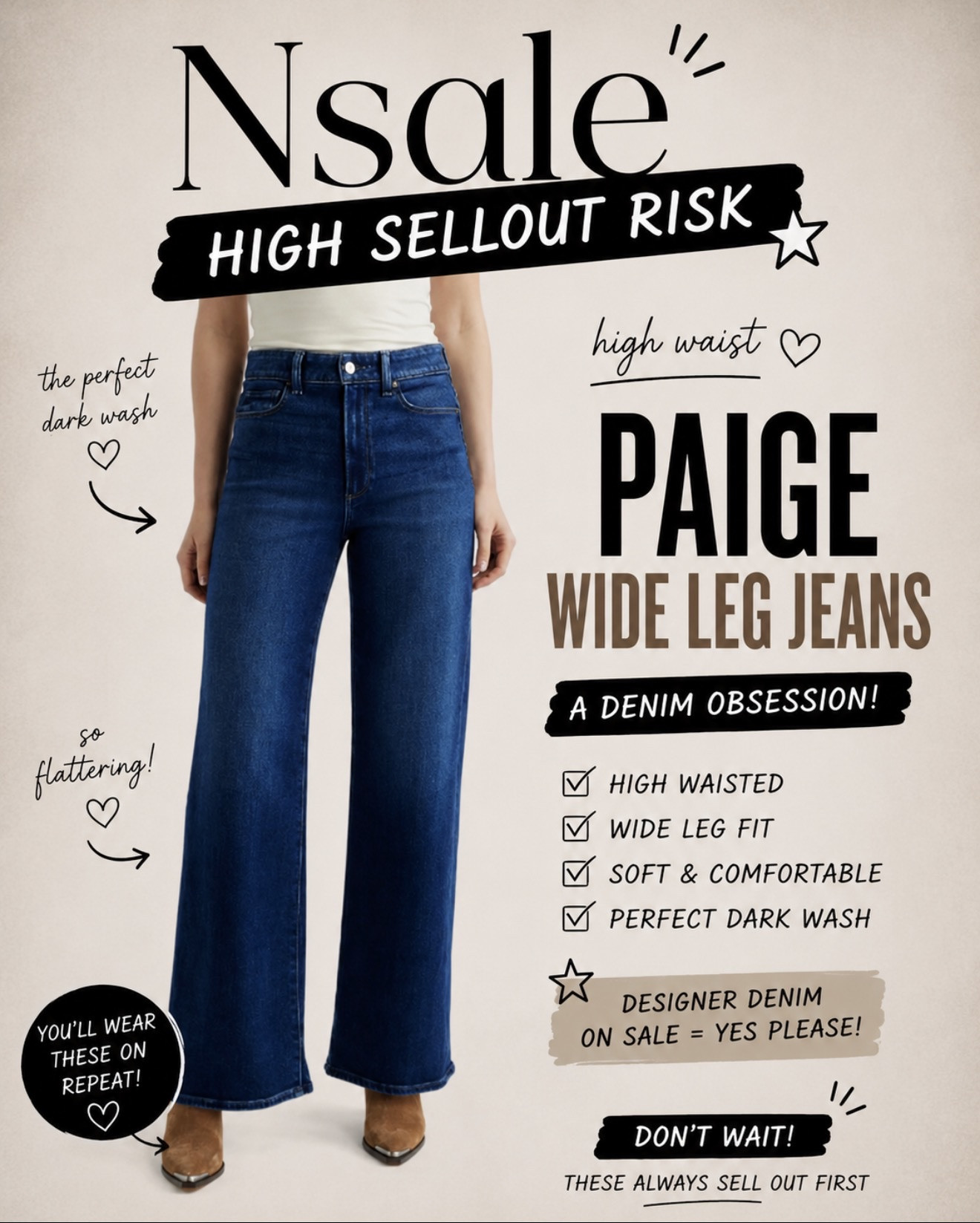 Designer denim on sale. These will sellout

#LTKSaleAlert #LTKOver40 #LTKSeasonal