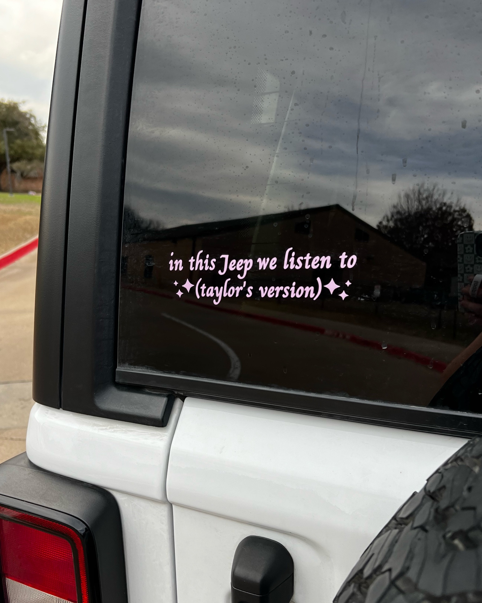 Taylor Swift car accessories!
I drive a jeep, so I just messaged the seller and asked if I could have to word car switched to Jeep :) 

#taylorswift #swifties #cardetails #caraccessories #decals #cupholders #airfreshner #licenseplate #jeep 

#LTKU #LTKGiftGuide #LTKfindsunder50