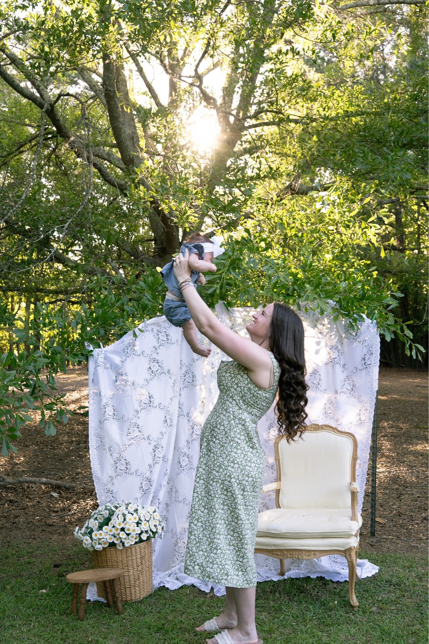 Mommy and me pictures with my bestie girl 🩷🩷 My dress is 50% off right now!!!

#LTKMothersDay #LTKootd