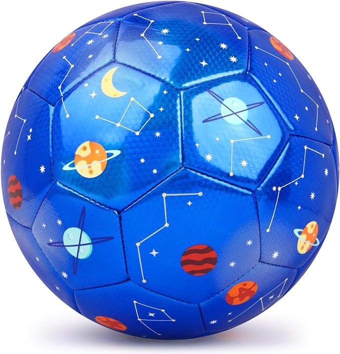PP PICADOR Kids Soccer Ball, Sparkling Soccer Ball Cartoon Ball Toy with Pump Gift for Kids, Todd... | Amazon (US)