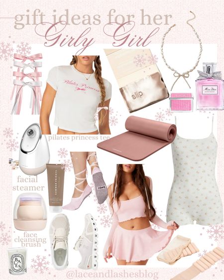Christmas gift ideas for the girly girl aesthetic!💗 pink bows, Pilates princess, barre socks, spa essentials, amazon finds
Gift guide for her
Gift guide
Gifts for her
Christmas gifts 

#LTKGiftGuide #LTKHoliday #LTKsalealert