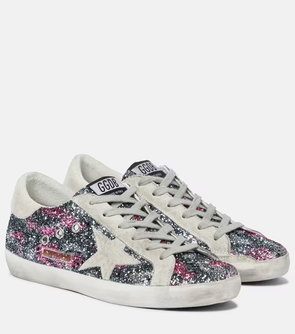 Superstar glitter sneakers | Mytheresa (INTL)