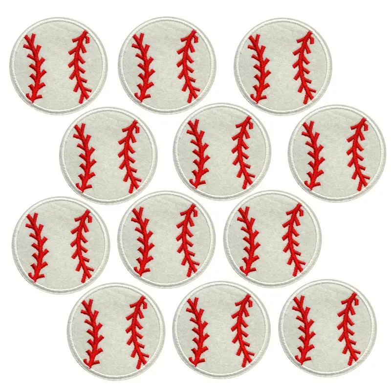 Baseball Iron Patches Men White Baseball Sewn Iron Patch - Temu | Temu Affiliate Program