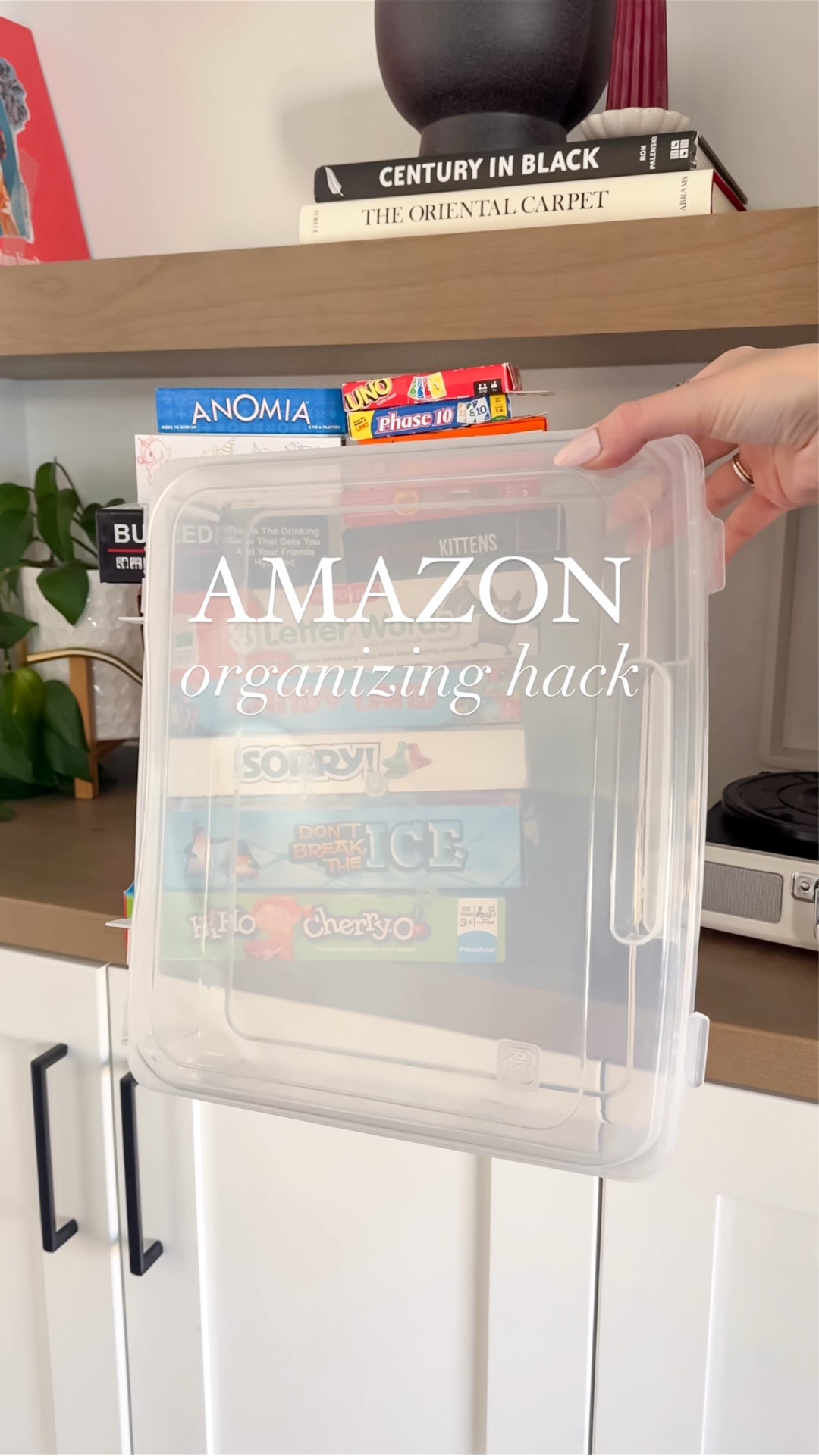 These slim organizers are perfect for organizing board games, puzzles, and toy sets! I use the thicker boxes for bulkier games and keeping all my card games together! 🙌🏻🃏🧩🎲

#amazonhome #organizationhack #organizationtips #asmr #thesistershoppers 

#LTKdayinmylife #LTKHome