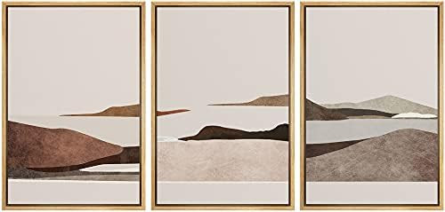 SIGNWIN 3 Piece Framed Canvas Wall Art Flower Canvas Prints Home Artwork Decoration for Living Ro... | Amazon (US)