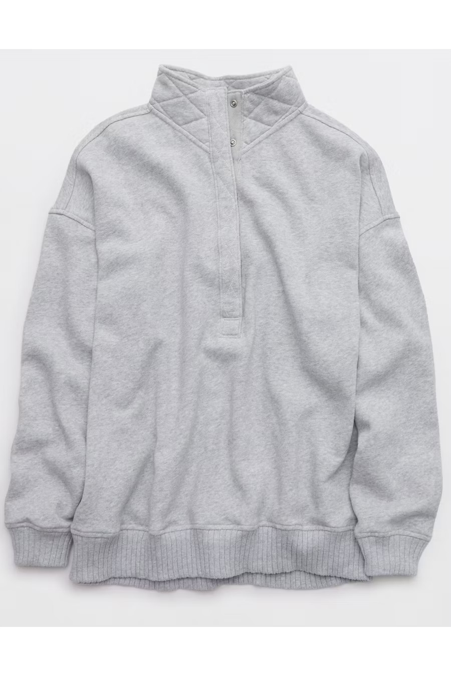 Aerie Oh Snap! Sweatshirt Women's Medium Heather Gray XXS | Aerie