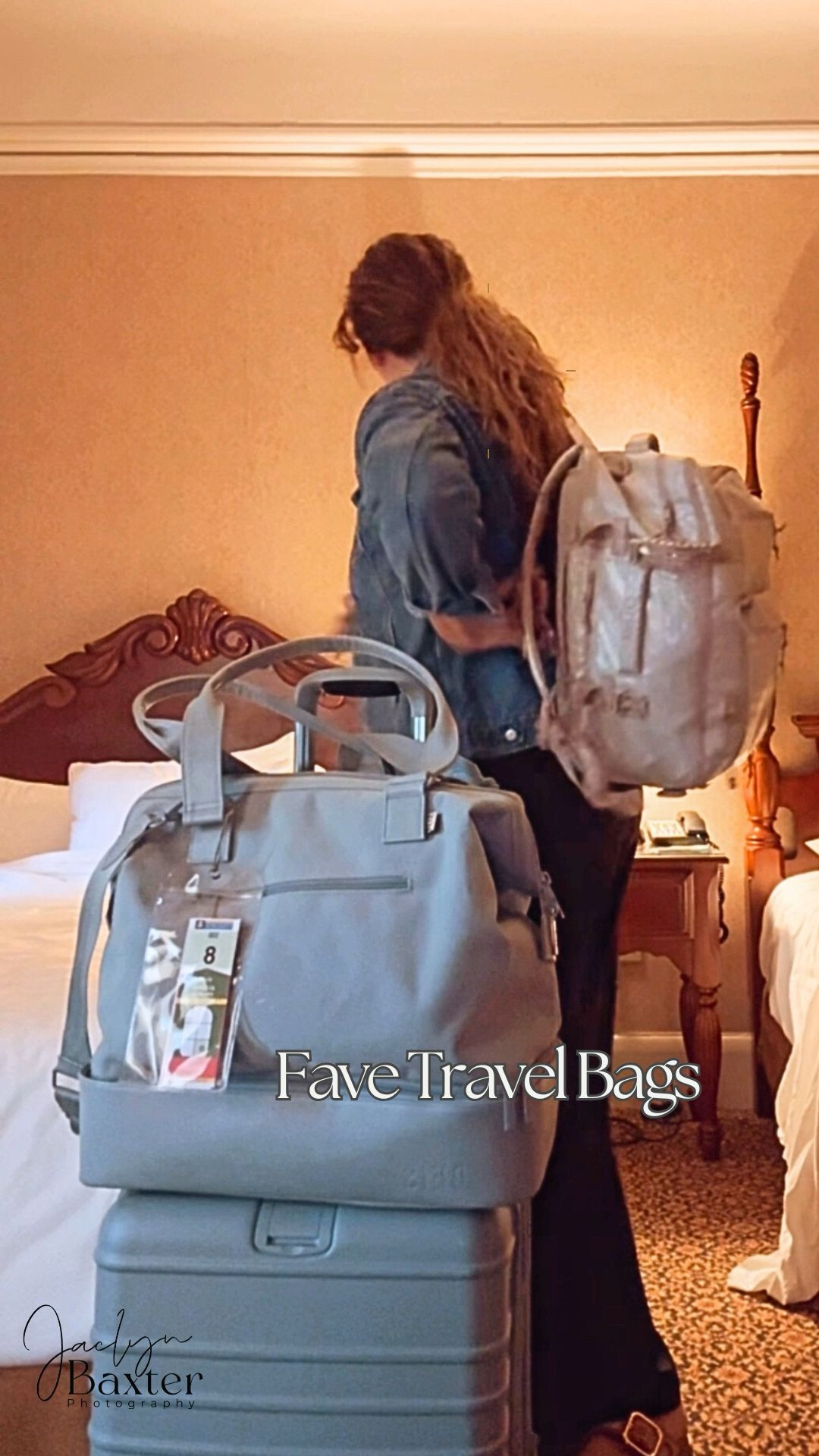 I love a good bag, and when traveling I need to be durable, help keep me organized, but I also want them to coordinate and be a little pretty 😬. 

Imagine having this aesthetic…and then your employer gives you a black backpack🫠🤣

Adding outfit details because Jean jacket and dress pants come in tall sizes! Here to help with all the tall girl fashion!

#LTKTall #LTKTravel #LTKWorkwear