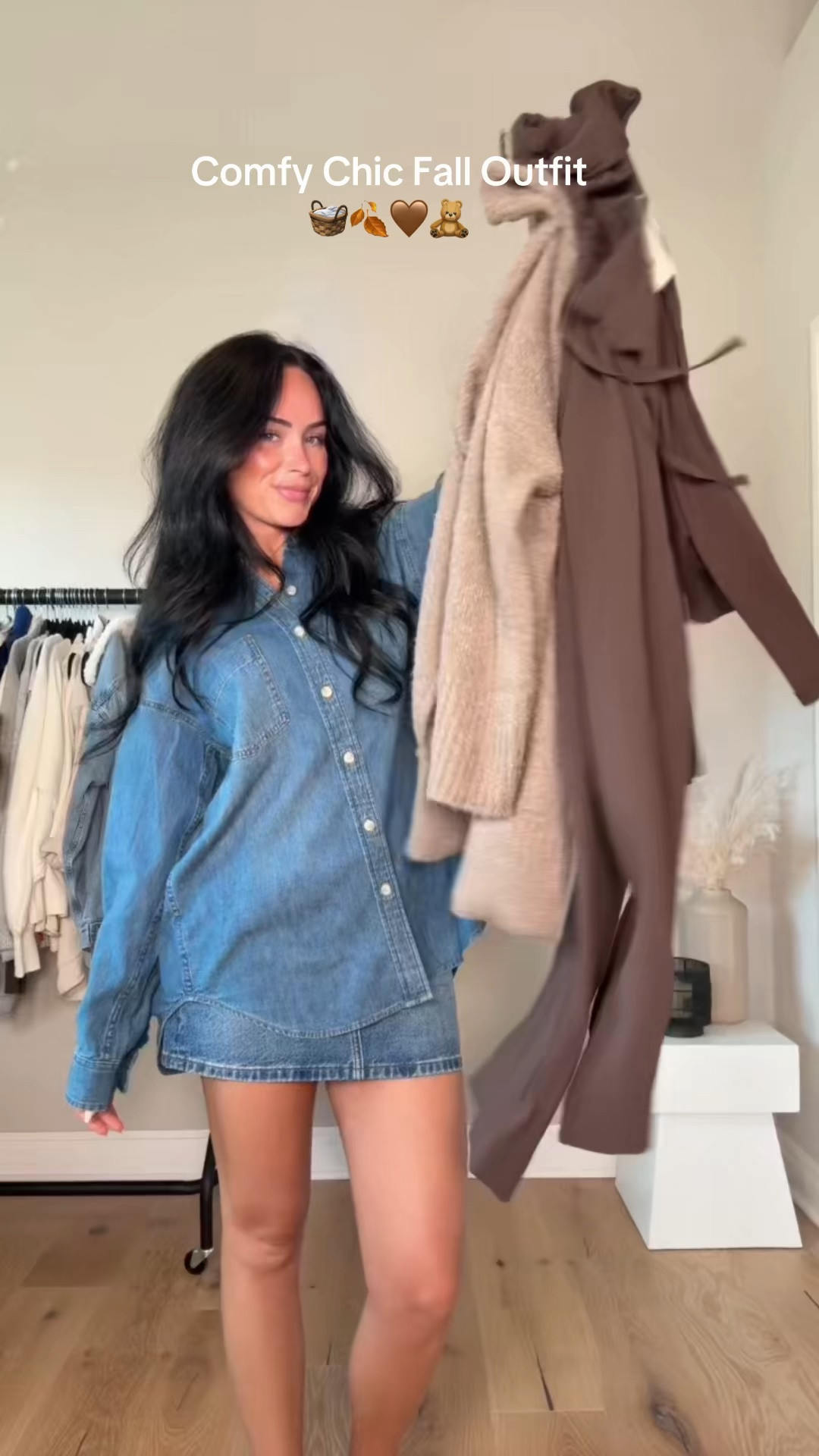 The fall outfits are starting, and I couldn't be more excited. 🍂 These are the kind of staple pieces you'll wear on repeat all season long. I'll have all the outfit details linked on my LTK if you want to recreate the look! ✨

My sizing: 5'7", 145 lbs, 32DD. I'm wearing a size small in everything. 

@Aritzia fall outfit, comfy chic outfit, Aritzia outfit, fall fashion, neutral outfit, cozy style, everyday outfit, casual fall look, outfit inspiration, fall wardrobe essentials.