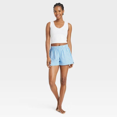 Women's Boxer Pajama Shorts - Colsie™ | Target