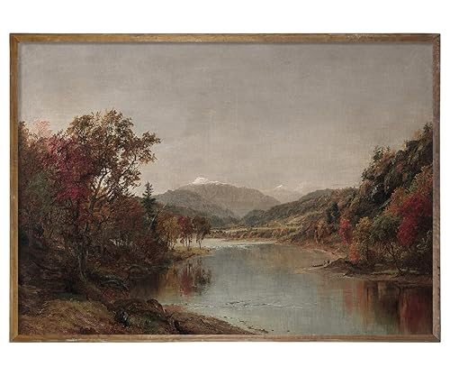 Rustic Farmhouse Wall Art Decor - 24x36 Large Unframed Rolled Canvas - Boho Landscape Pictures - ... | Amazon (US)