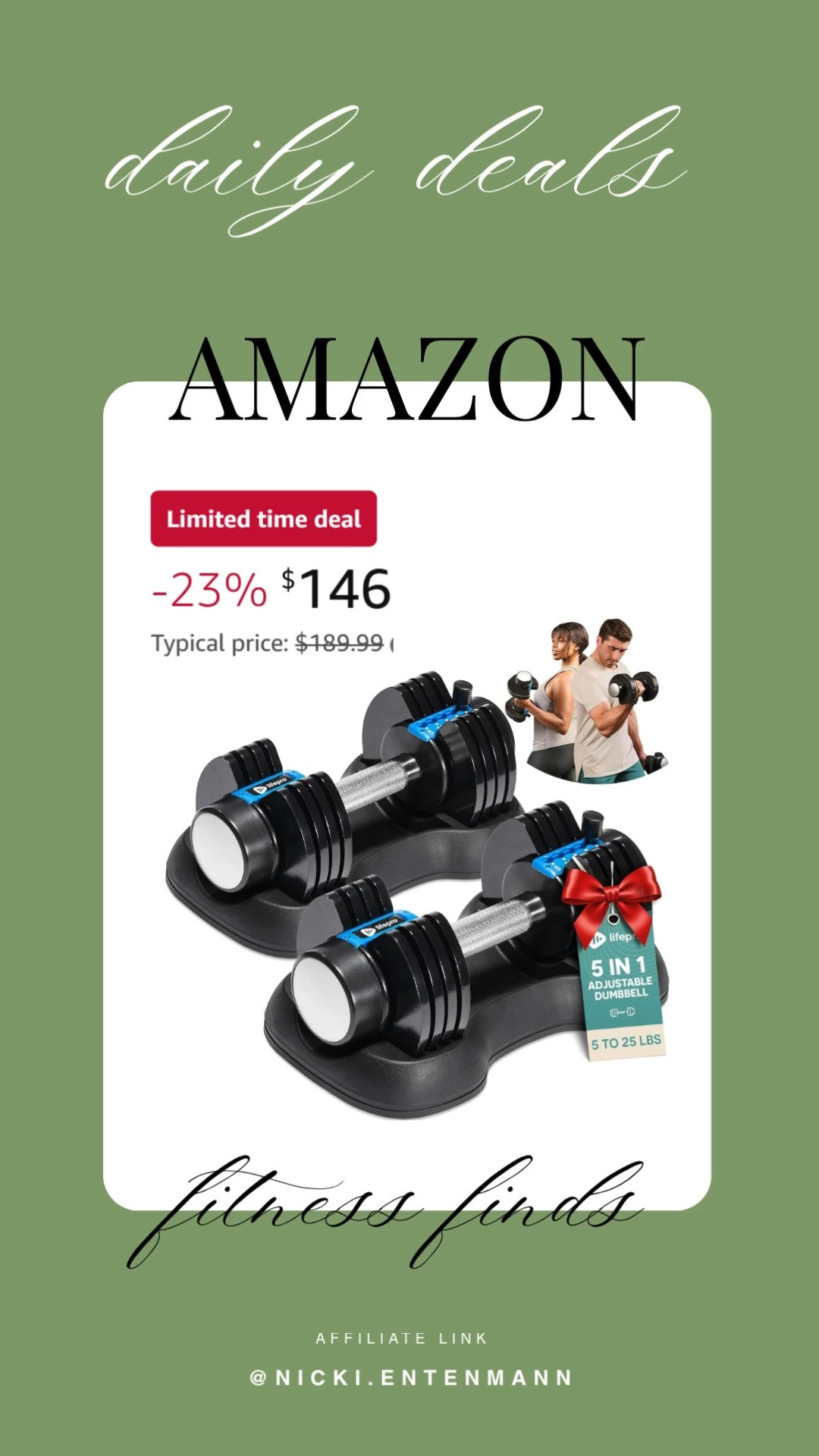 This adjustable dumbbells set brings cheerful strength and effortless versatility to everyday workouts with durable flair. #AdjustableDumbbells #FitnessGear #StrengthTraining #WorkoutTools #HomeGymEssentials #ActiveLife #ExerciseEquipment #HealthyLiving #DailyWorkout #FitnessGoals 💪🏋️‍♀️✨
 

 #LTKfitnessgoals #LTKActive #LTKHome