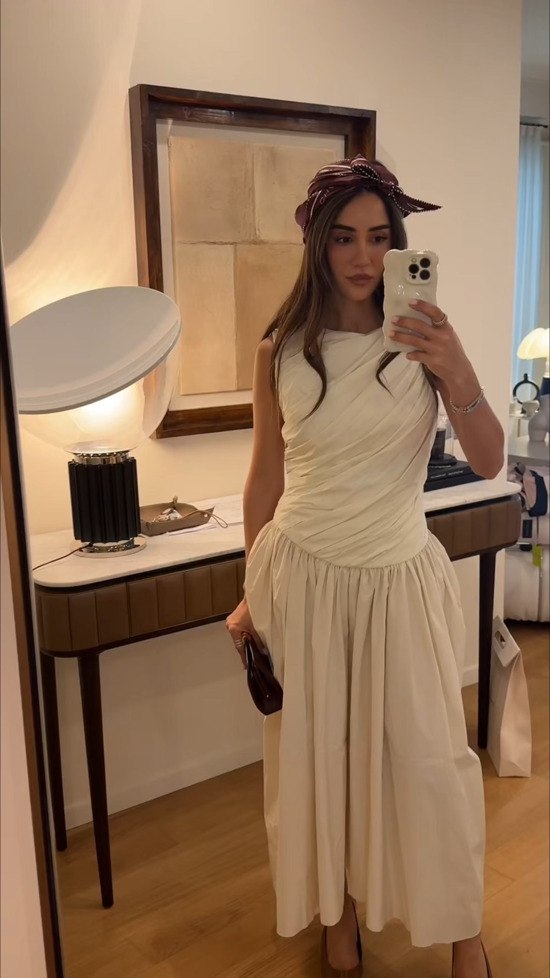 This beautiful white dress is something I know I’ll be wearing a lot throughout spring and summer. 🌸
I also love playing around with scarves - styling them around my neck, in my hair, or sometimes even on my bags.

#LTKStyleTip #LTKSeasonal