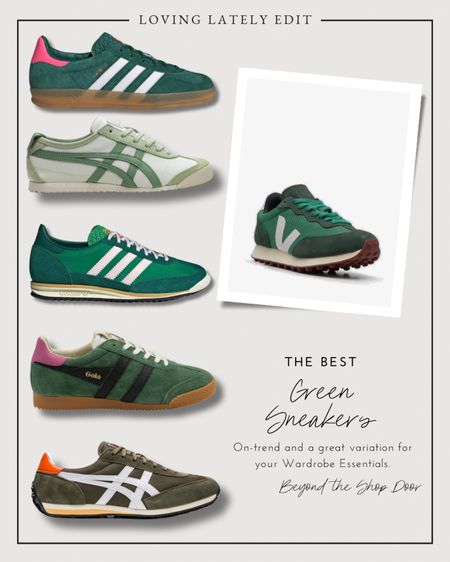 The Best Green Sneakers

On trend and the perfect green colour hues.

Adidas Gazelle | Gola | Veja | Adidas SL 72 | Onitsuka Tiger

#LTKover50style #LTKshoes #LTKstyletip