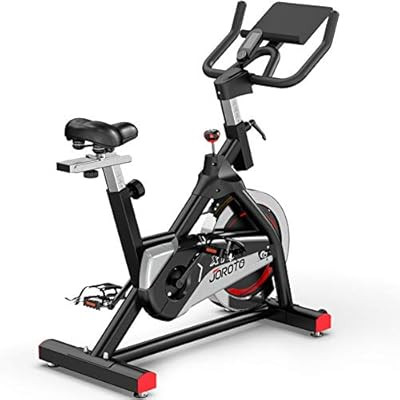 Indoor Cycling Bike Stationary - Exercise Bike Stationary Bikes with 35 lbs Flywheel and 10.2" La... | Amazon (US)