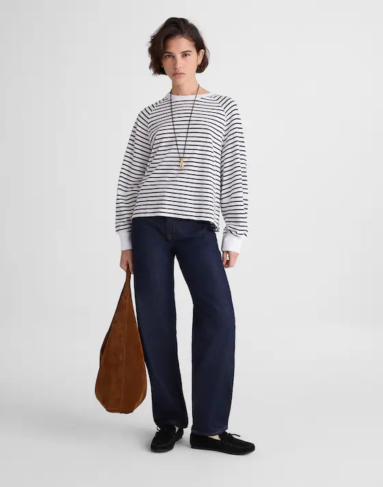 Relaxed Long-Sleeve Raglan Tee | Madewell