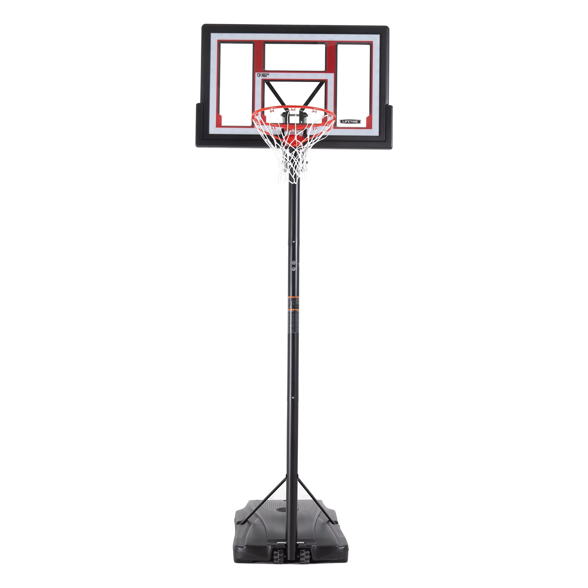Lifetime 48" Adjustable Portable Basketball Hoop, 90491 | Walmart (US)
