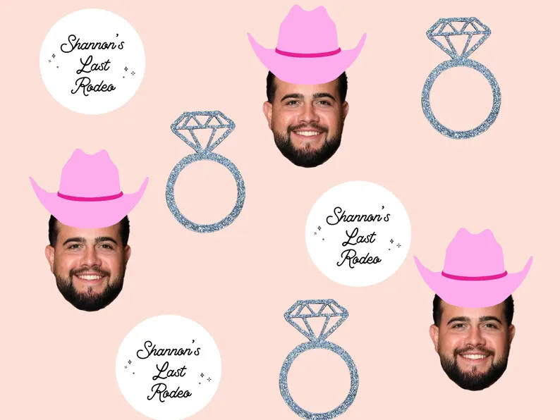 Fiance Face Custom Confetti Personalized Groom Face Confetti - Etsy | Etsy (US)