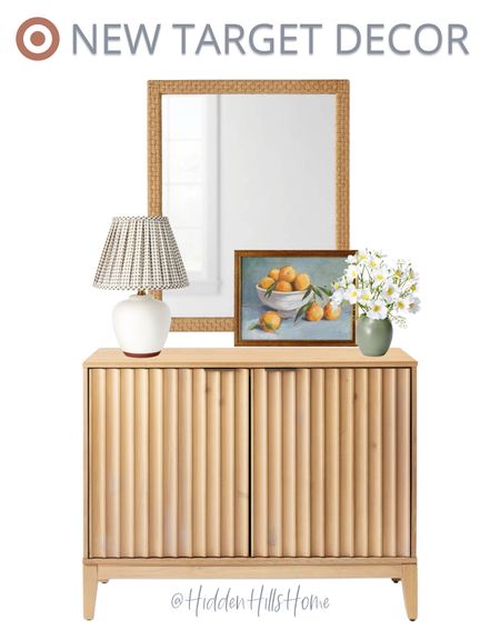 New Target home decor, new Target Studio McGee collection, affordable home decor, fluted cabinet, table lamp, framed artwork, mirror #target #homedecor #entryway #studiomcgee

#LTKhome #LTKFind #LTKstyletip