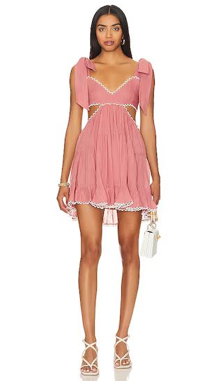 Olynne Mini Dress in Pink | Revolve Clothing (Global)