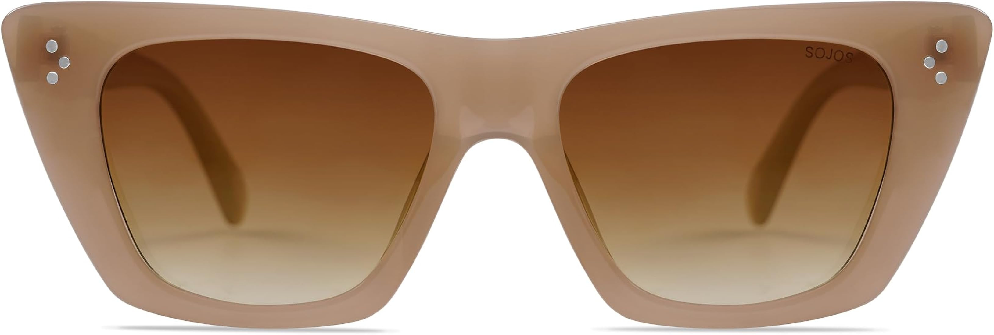 SOJOS Retro Trendy Cat Eye Polarized Sunglasses for Women Cute Stylish UV400 Sunnies SJ2199 | Amazon (US)