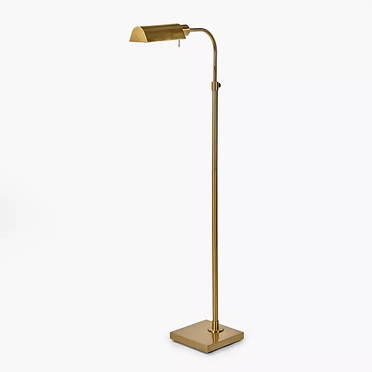 Gold Metal Adjustable Task Floor Lamp | Kirklands Home | Kirklands