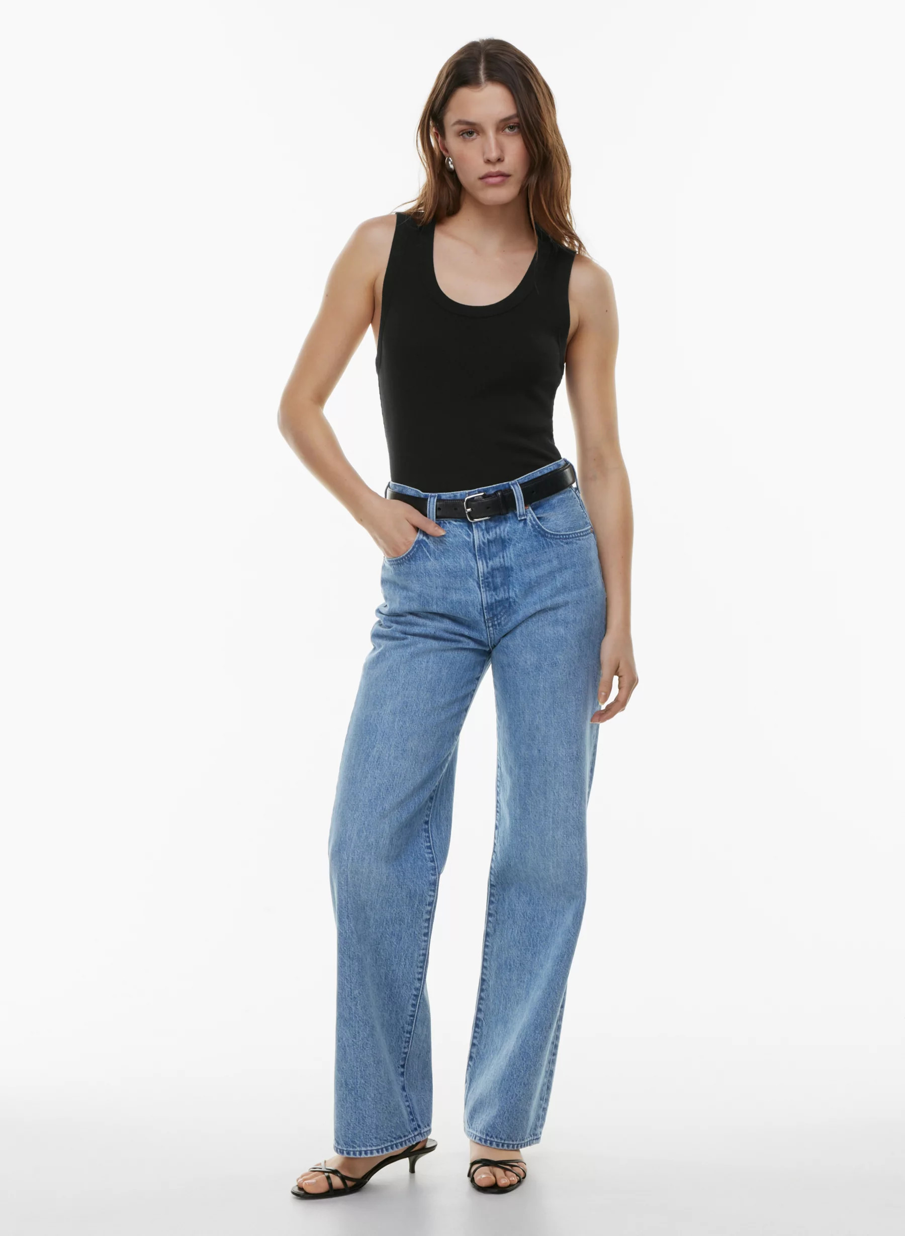 THE FARRAH HI-RISE WIDE JEAN | Aritzia