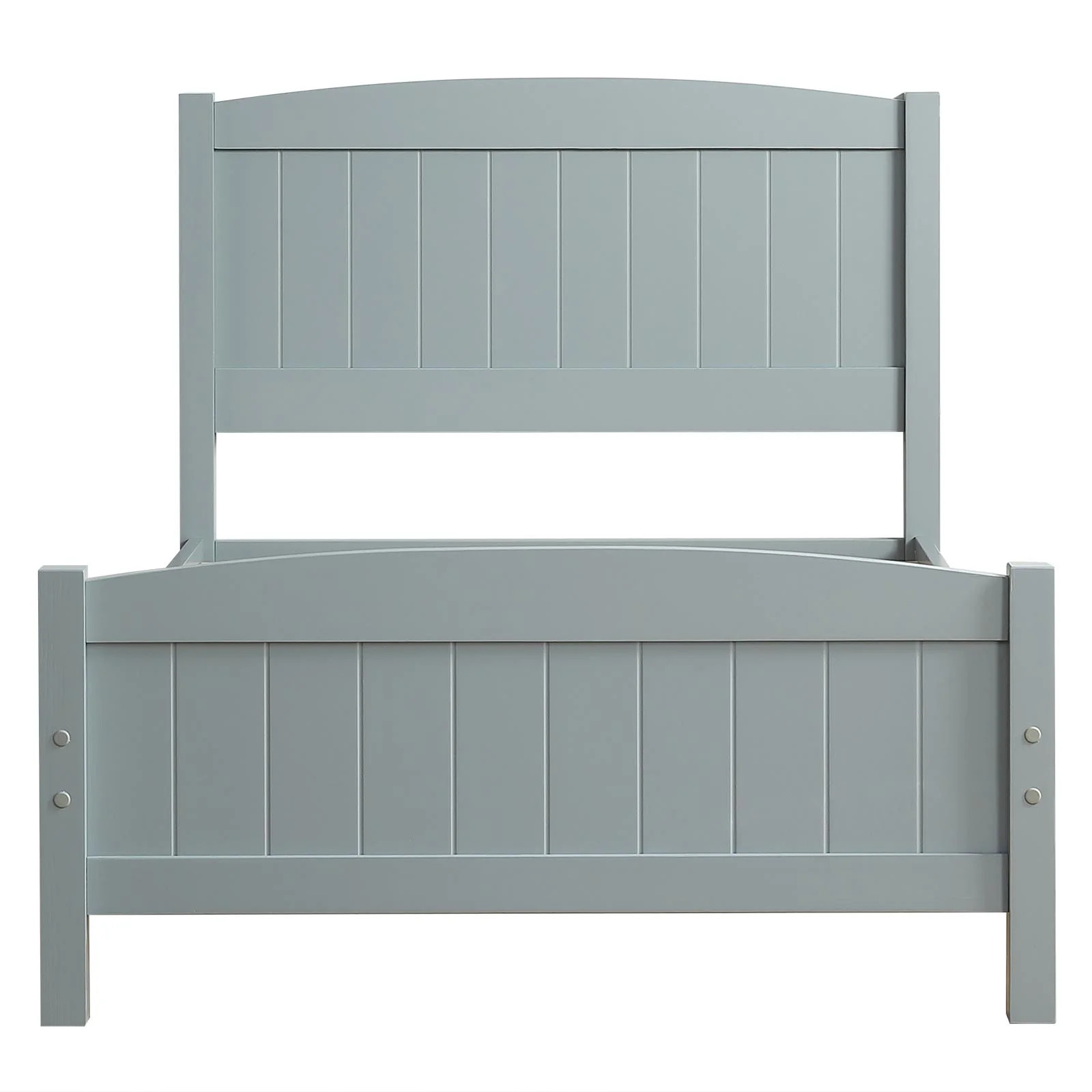 Zimtown Twin Bed Frame,Solid Pine Wood Kids Twin Platform Bed Frame, Bedroom Twin Bed with Headbo... | Walmart (US)