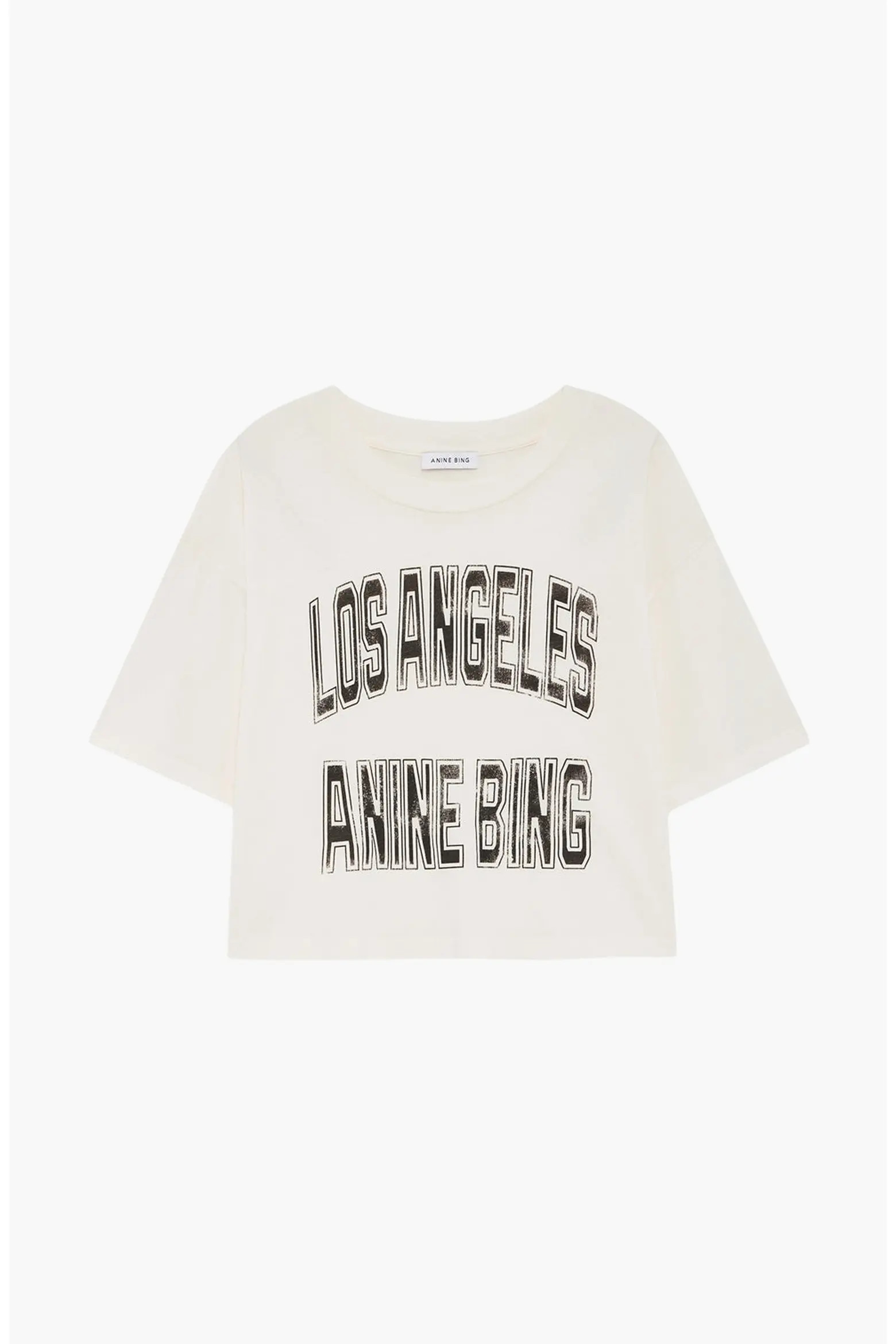 ANINE BING Johnny Cropped Tee (Women) | Nordstrom | Nordstrom