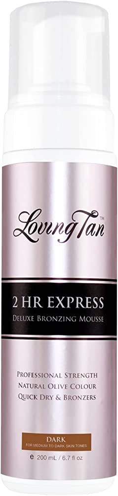 Loving Tan 2 HR Express Mousse 200ml - Dark | Amazon (US)