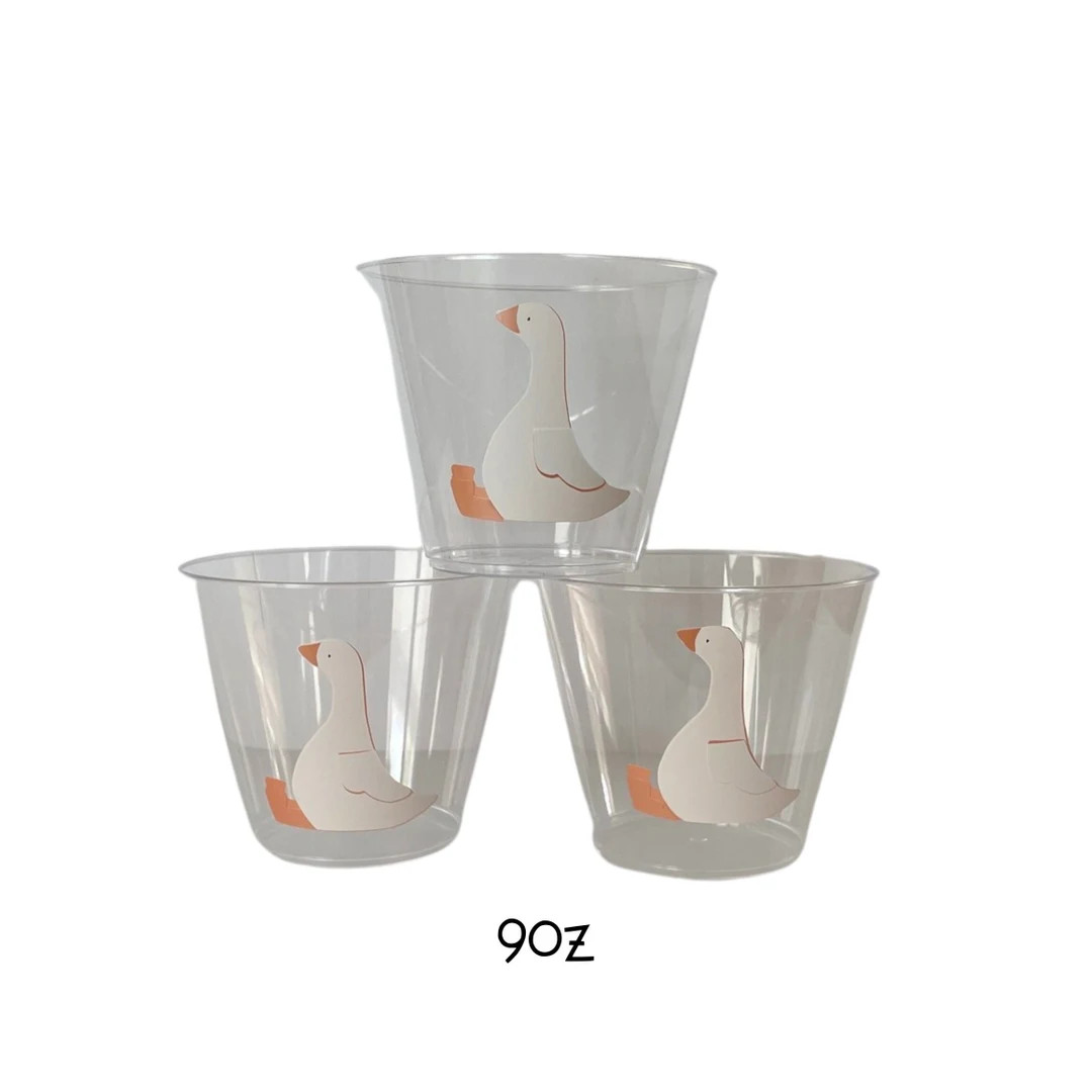 Goose Birthday, Silly Goose Birthday, Goose Party, Goose Party Cups 9oz, Baby Shower Party Favor ... | Etsy (US)