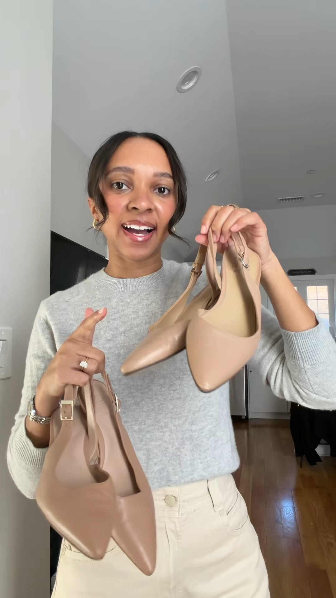 Comfortable work shoes, kitten heels, slingbacks 

#LTKWorkwear