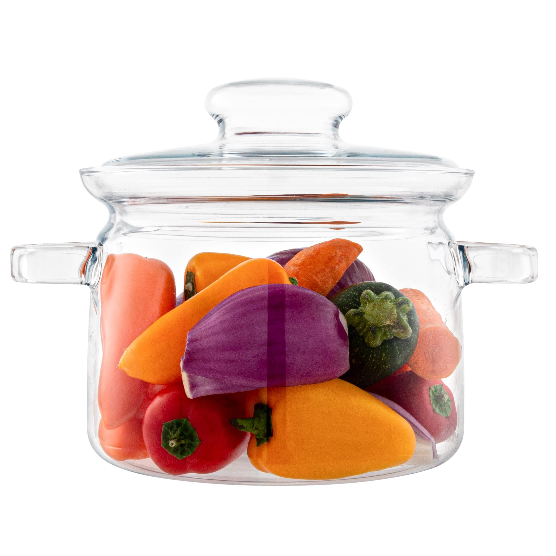 Simax Glass Pot for Stove, Simmer Pot, Potpourri, 64 Ounce Borosilicate Glass Pots for Cooking on... | Amazon (US)