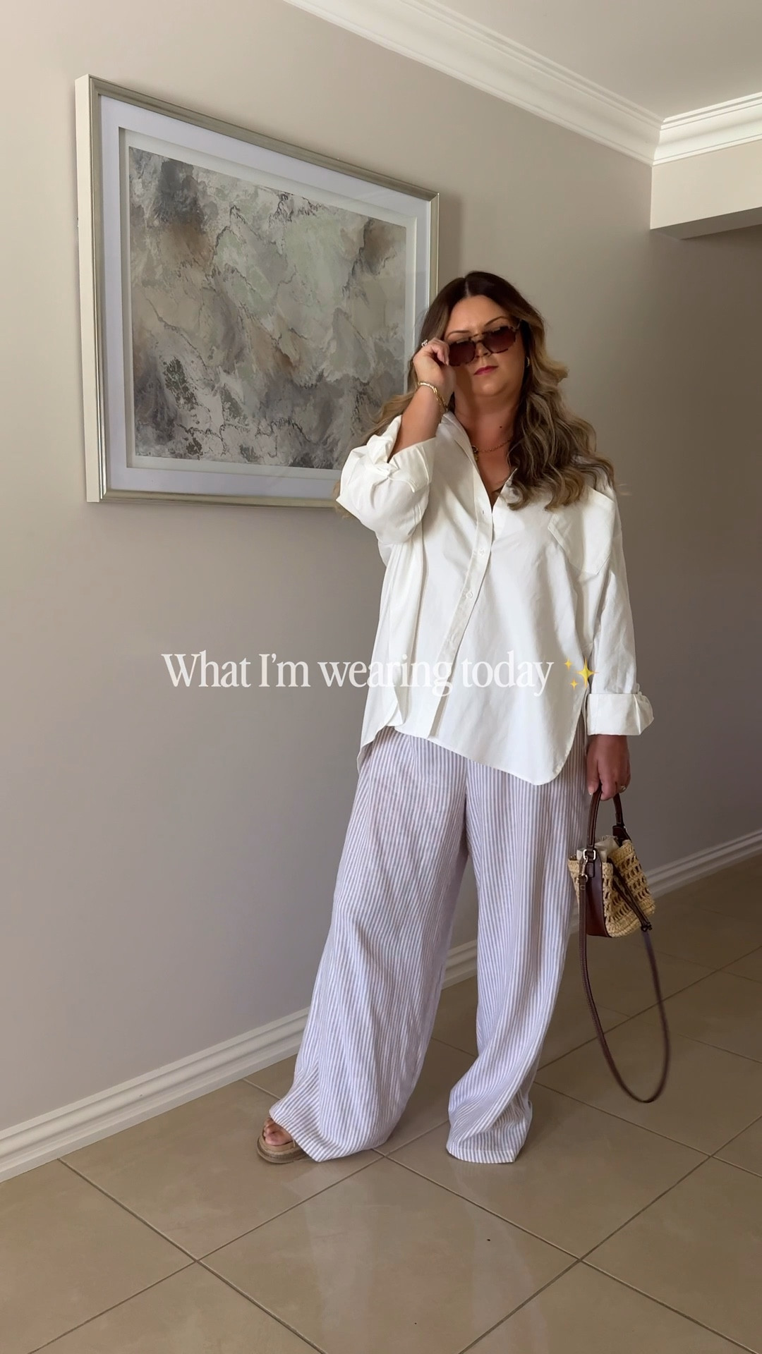 What I’m wearing today as a mid 30s, midsize mum, who loves an oversized fit ✨
Shirt || 14 (very oversized)
Pants || 12 (these are no longer available but I’ve linked ones that are almost identical) 

#LTKmidsize #LTKaustralia #LTKautumn