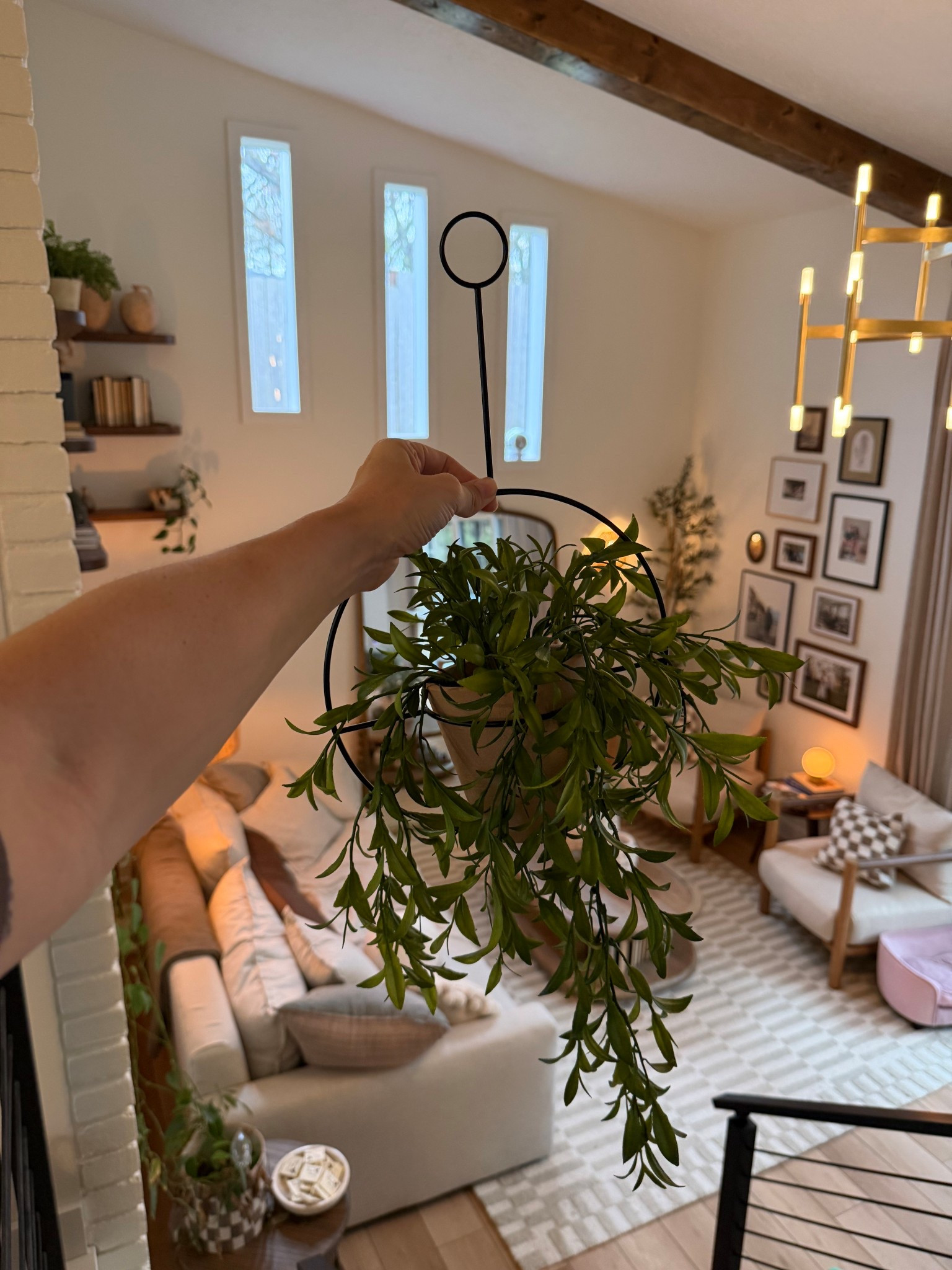 Got the cutest hanging faux plant, the plant looks so real too! 

#LTKSeasonal #LTKHome