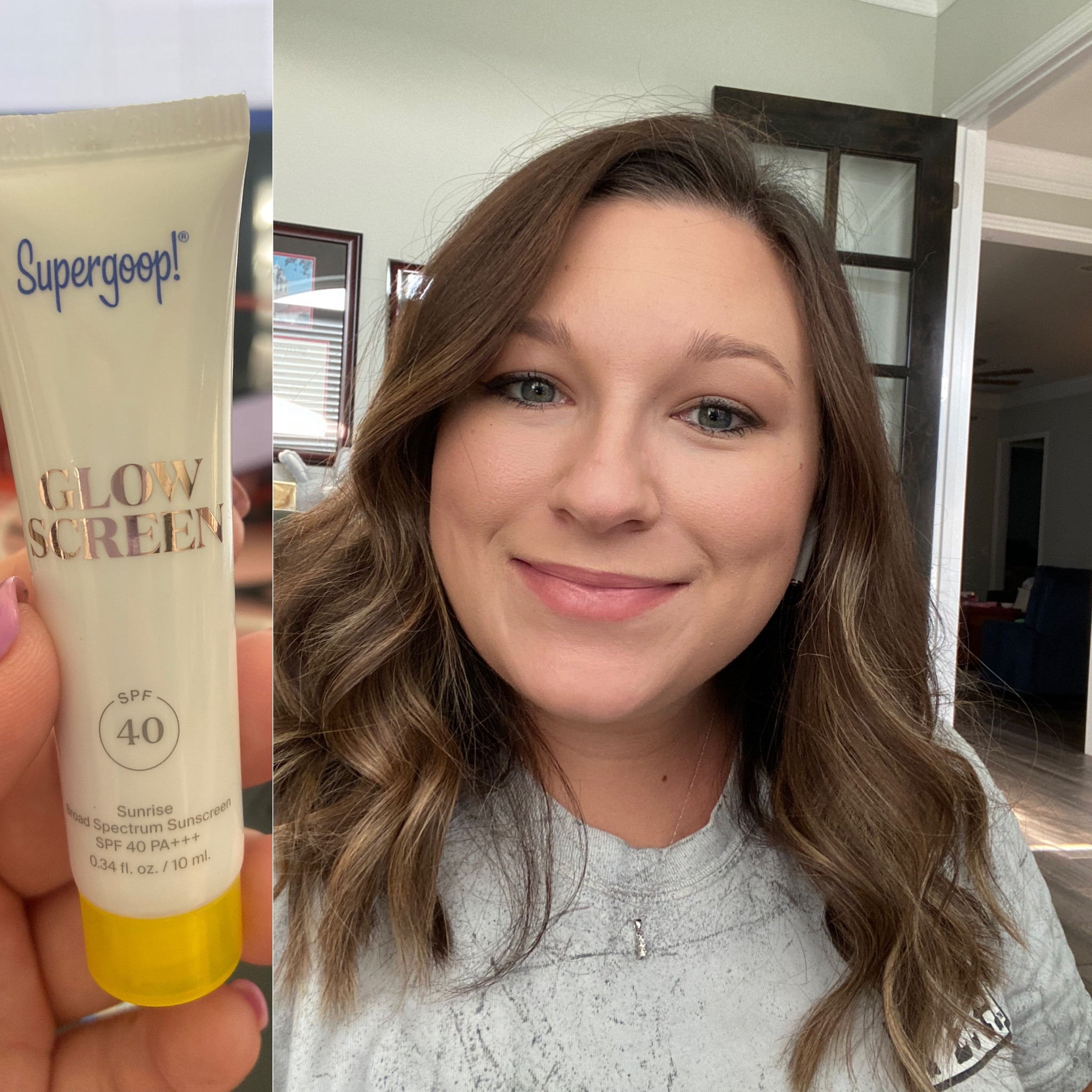 Y’alllllll! I got this sample of the Supergoop Glow Screen with my @sephora order and I am obsessed! 

It can be worn alone OR under your makeup (which is what I’ve done here!) it gave me such a dewy look and I’m loving it. Plus the SPF is so important. I can’t wait to try more of their products! 

I’ve linked up all the products I used today!

#LTKbeauty #LTKunder50