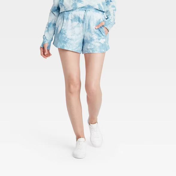 Women's High-Rise French Terry Shorts 3.5" - All in Motion™ | Target