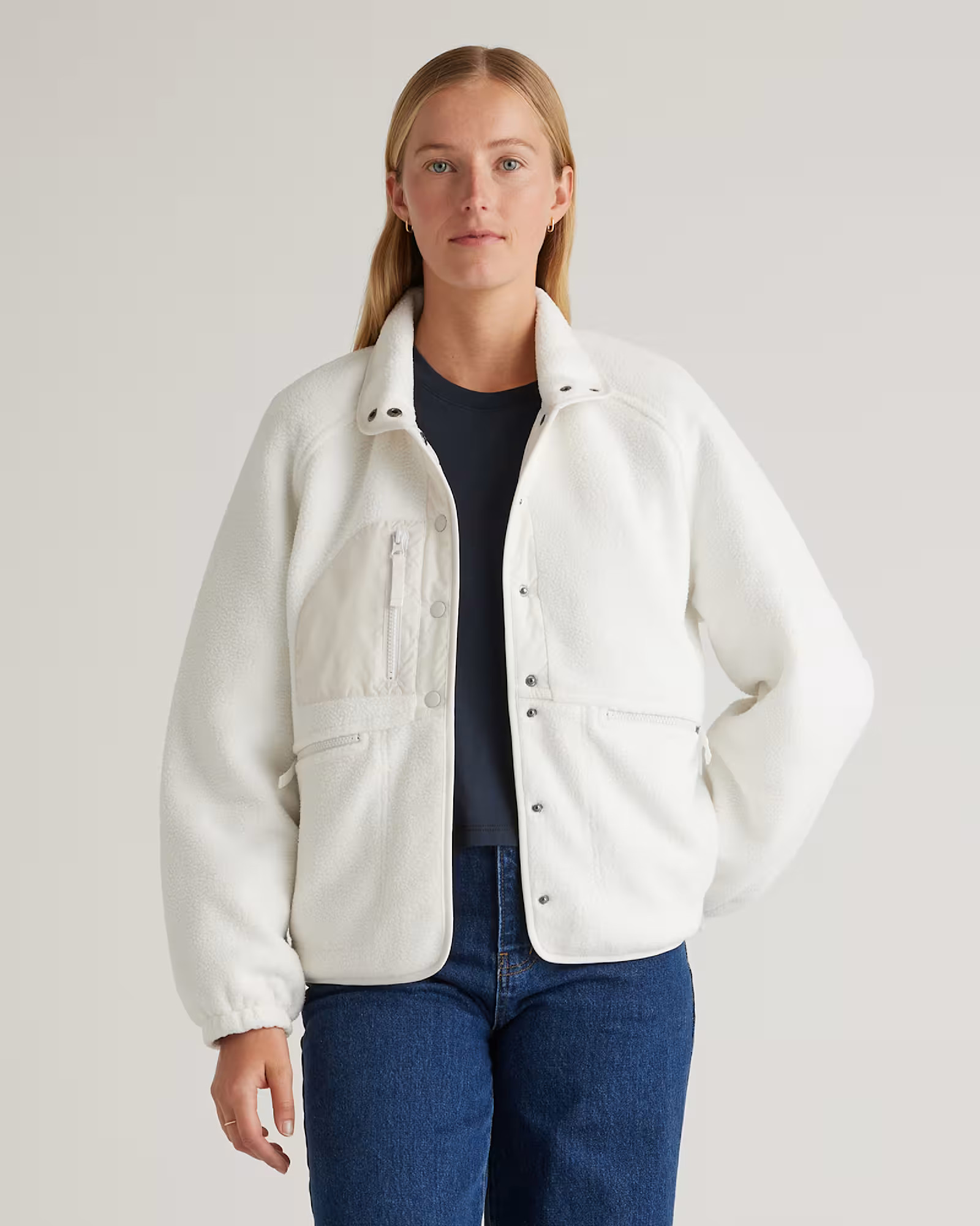 Sherpa Snap Front Jacket | Quince