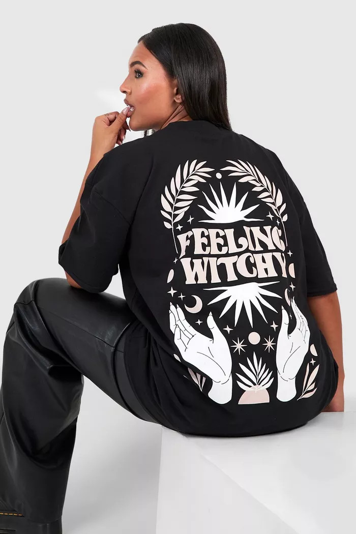 Plus Halloween Witchy T-shirt | boohoo (US & Canada)