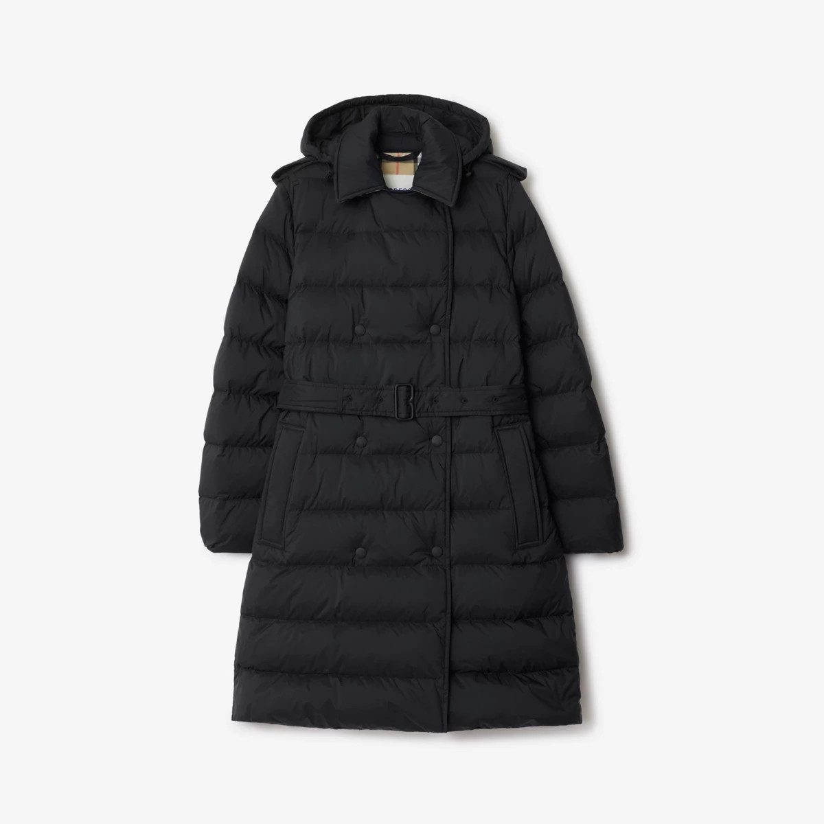 Burberry Mid-length Nylon Hooded Puffer Coat, Size: S | Burberry (US)