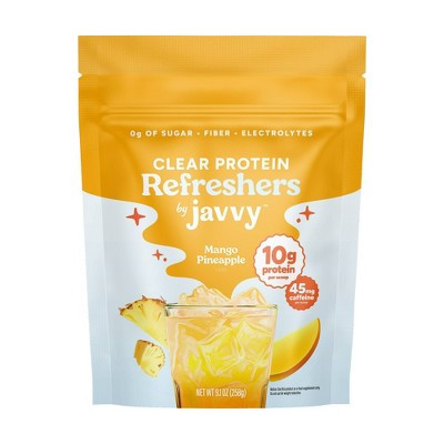 Javvy Mango Pineapple Clear Protein Refreshers - 9.1oz | Target